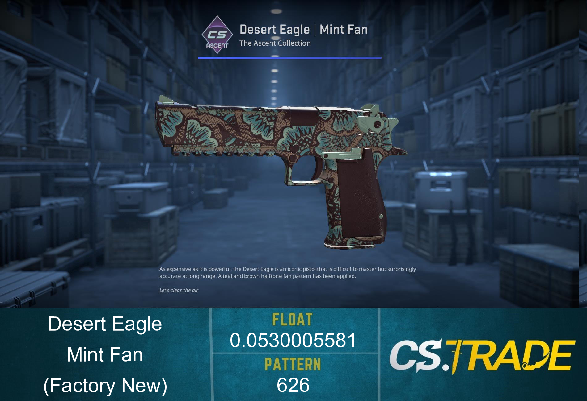 Desert Eagle | Mint Fan (Factory New) Screenshot