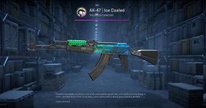 AK-47 | Ice Coaled (Battle-Scarred) Screenshot