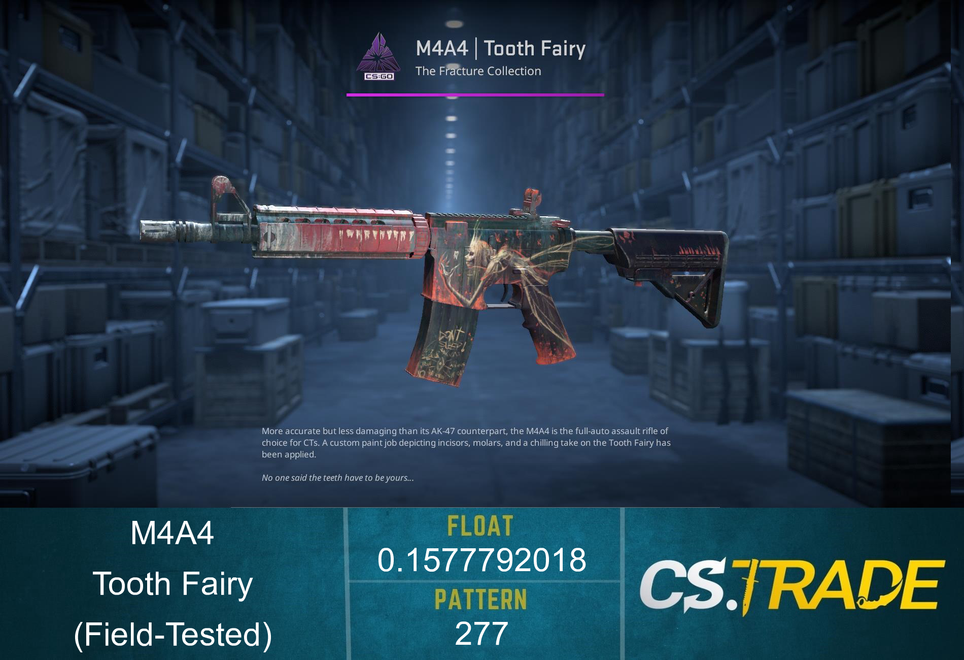 M4A4 | Tooth Fairy (Field-Tested) Screenshot