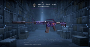M4A1-S | Black Lotus (Well-Worn) Screenshot