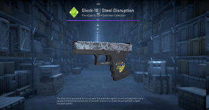 Glock-18 | Steel Disruption (Minimal Wear) Screenshot