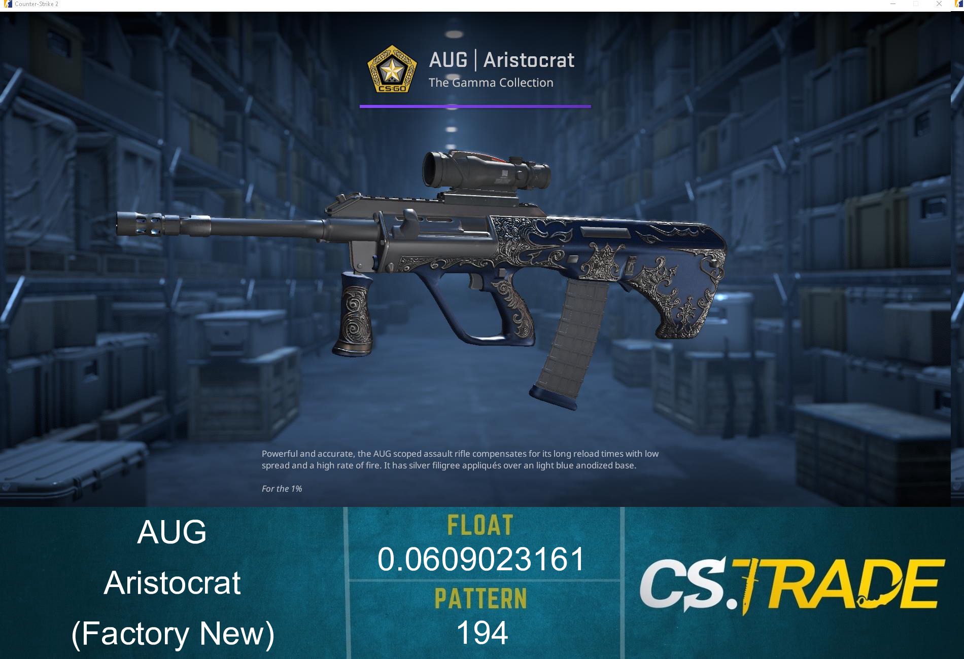 AUG | Aristocrat (Factory New) Screenshot