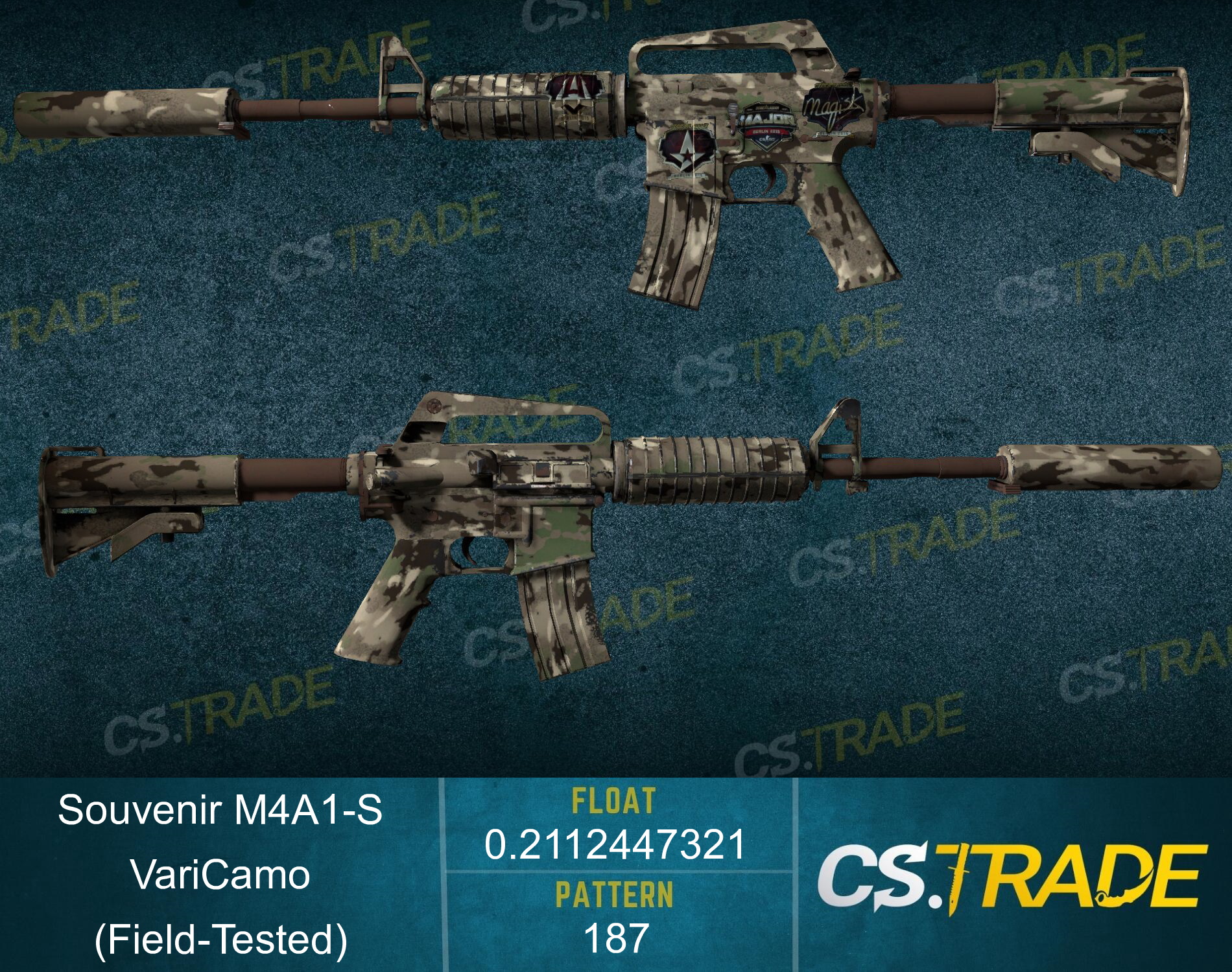 M4A1-S | VariCamo (Field-Tested) Screenshot