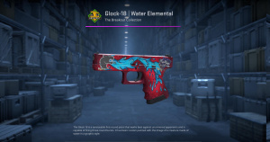 Glock-18 | Water Elemental (Factory New) Screenshot