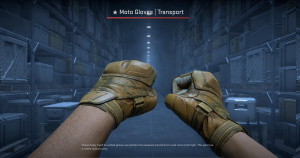 ★ Moto Gloves | Transport (Battle-Scarred) Screenshot
