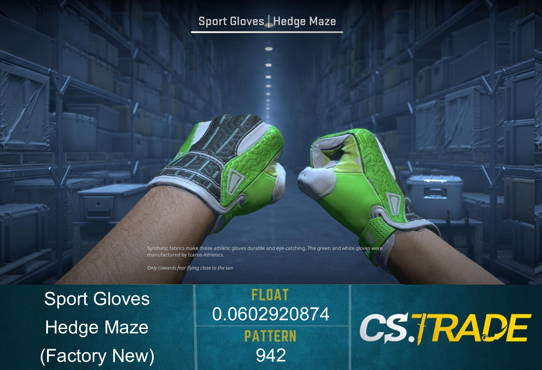 ★ Sport Gloves | Hedge Maze (Factory New) Screenshot