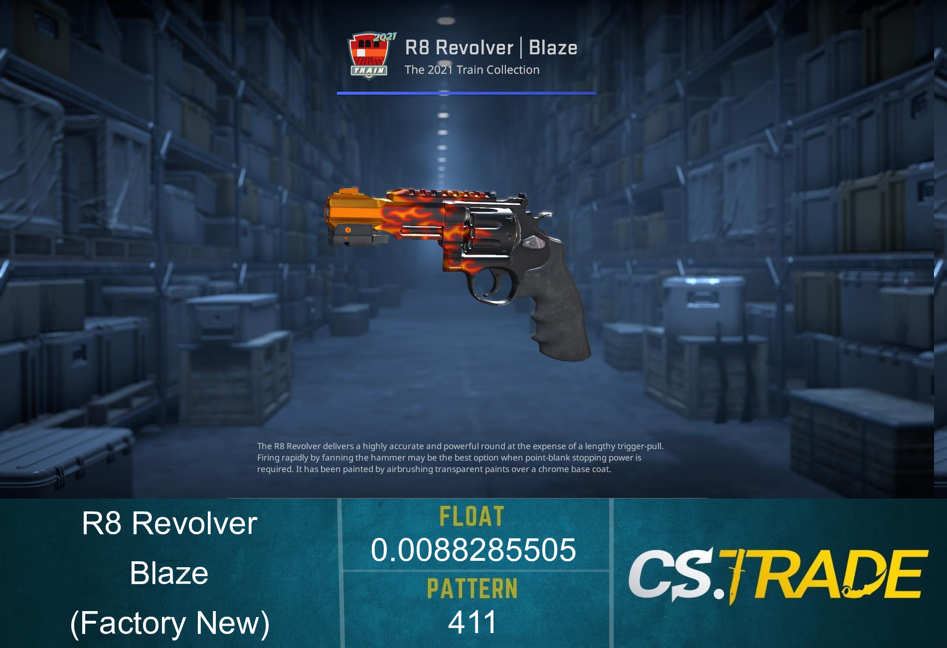R8 Revolver | Blaze (Factory New) Screenshot
