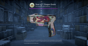 Zeus x27 | Dragon Snore (Battle-Scarred) Screenshot