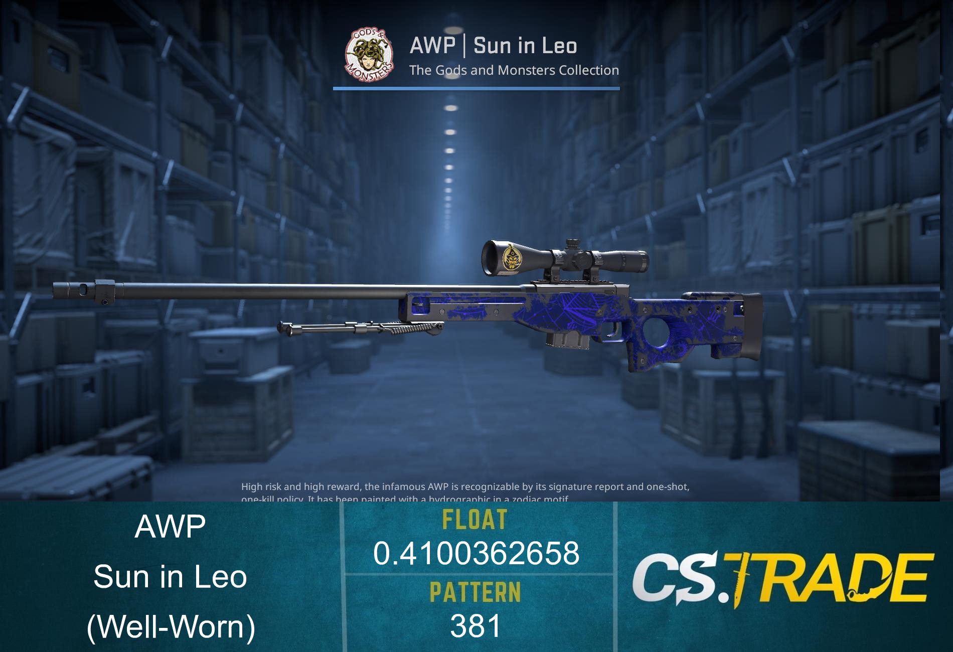AWP | Sun in Leo (Well-Worn) Screenshot