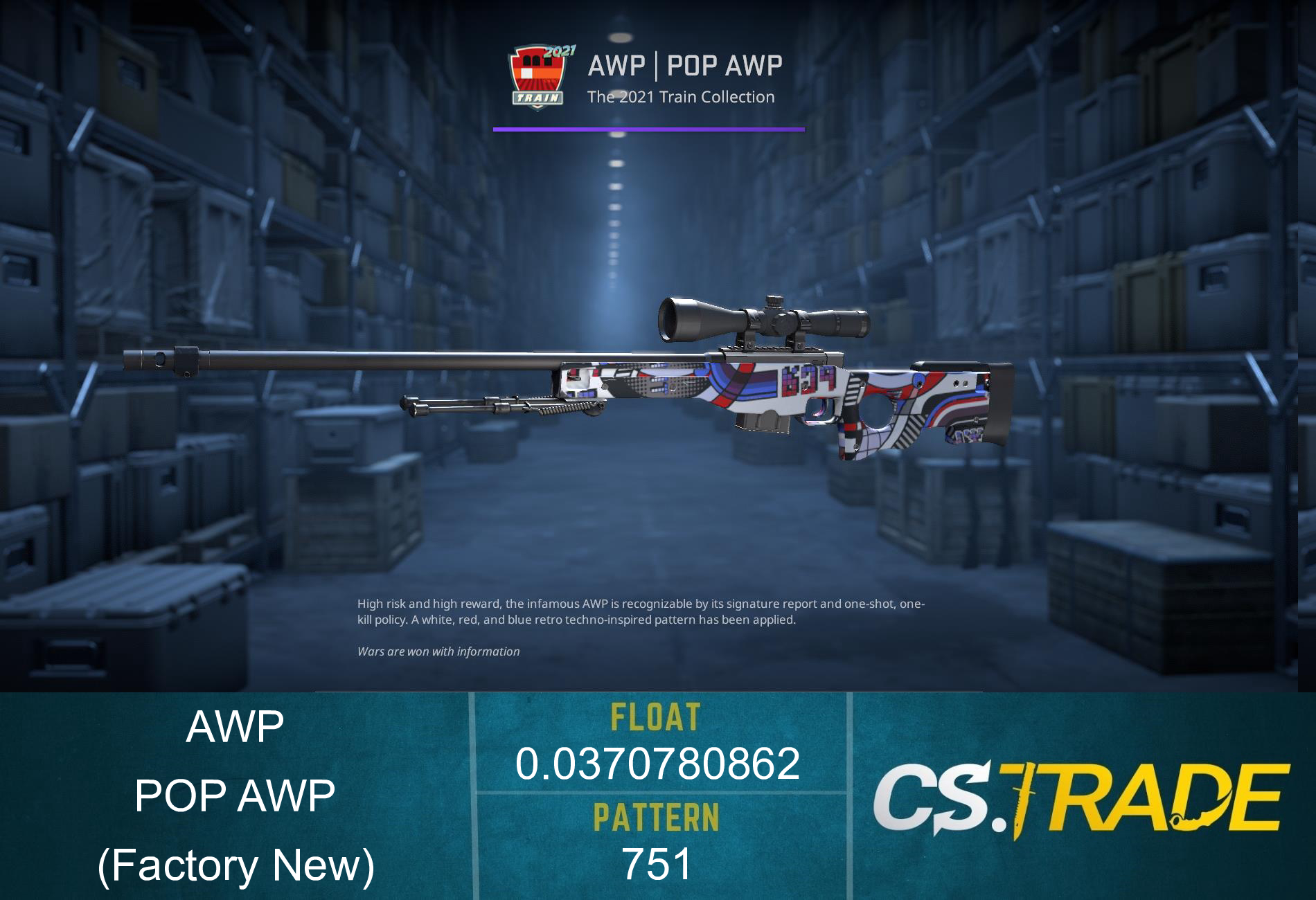 AWP | POP AWP (Factory New) Screenshot