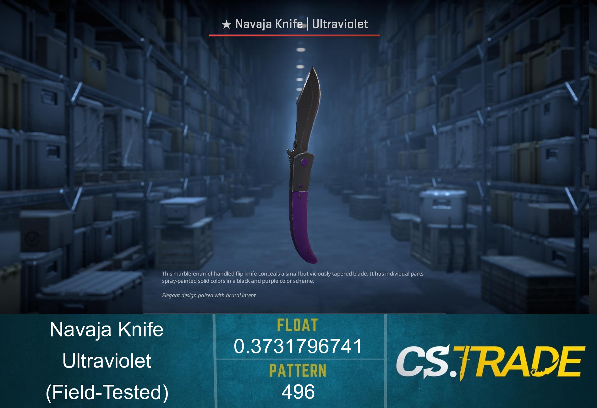★ Navaja Knife | Ultraviolet (Field-Tested) Screenshot