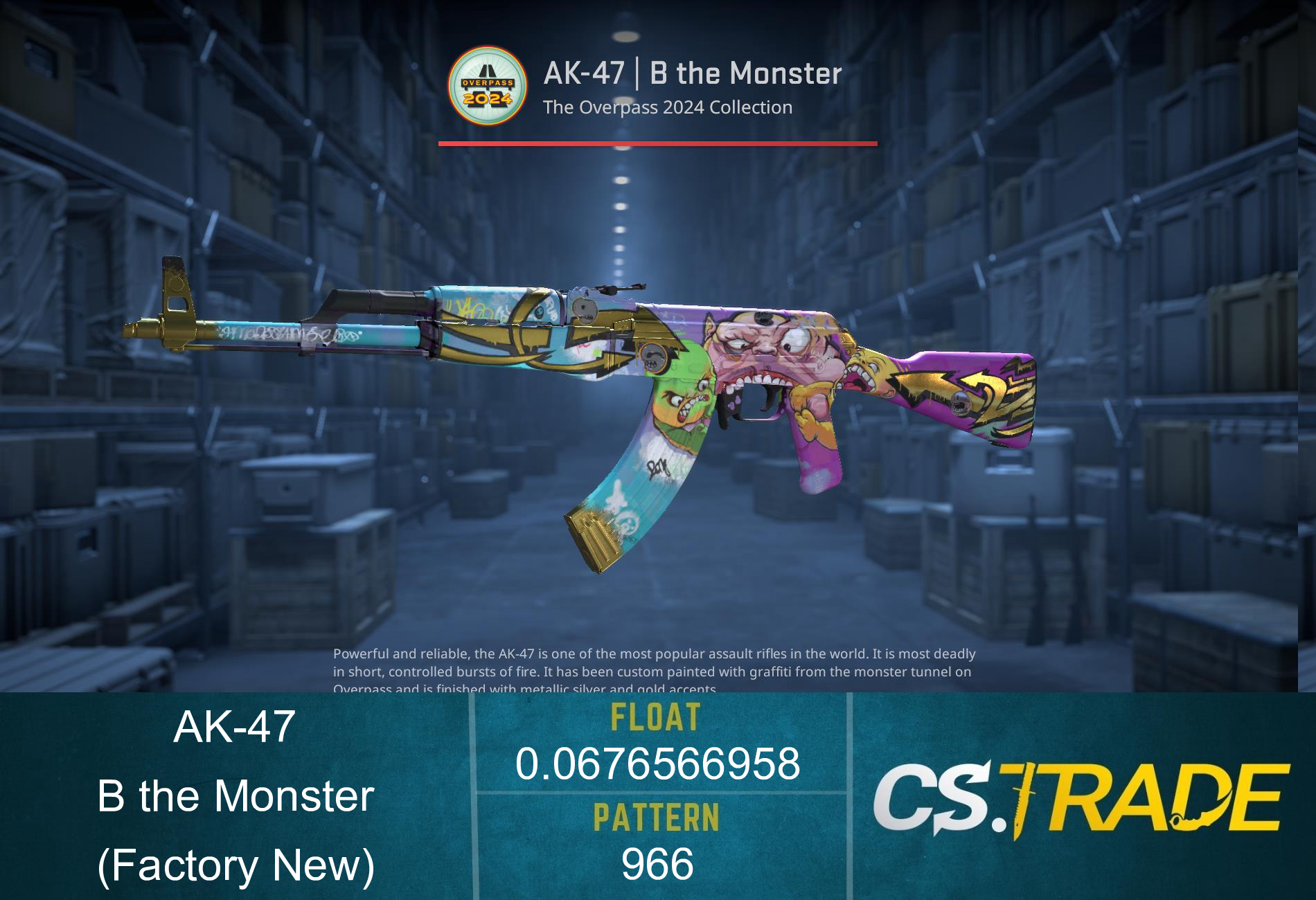 AK-47 | B the Monster (Factory New) Screenshot
