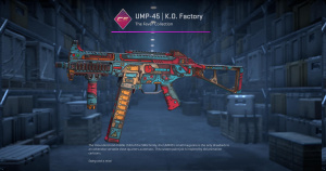 UMP-45 | K.O. Factory (Well-Worn) Screenshot