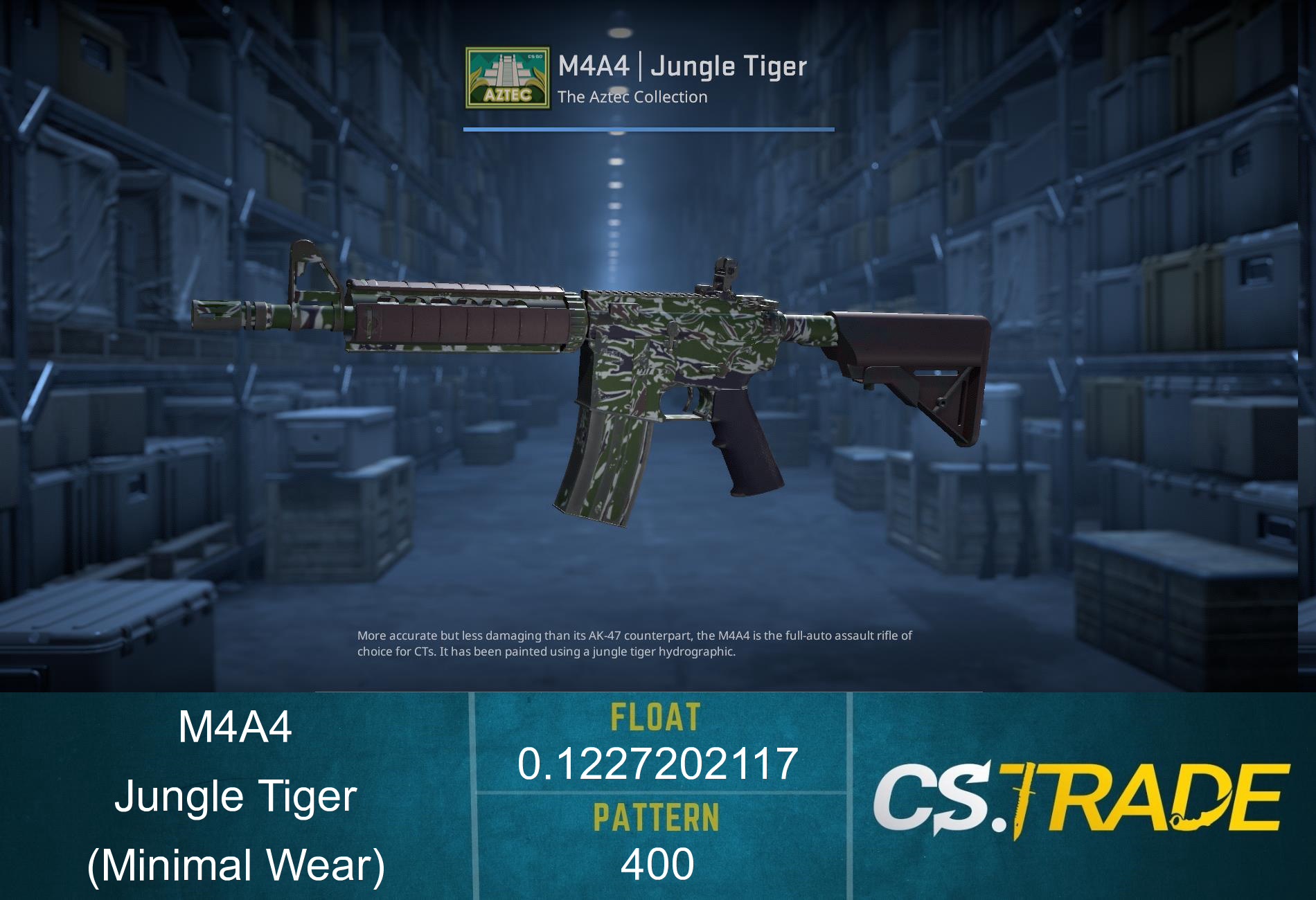 M4A4 | Jungle Tiger (Factory New) Screenshot