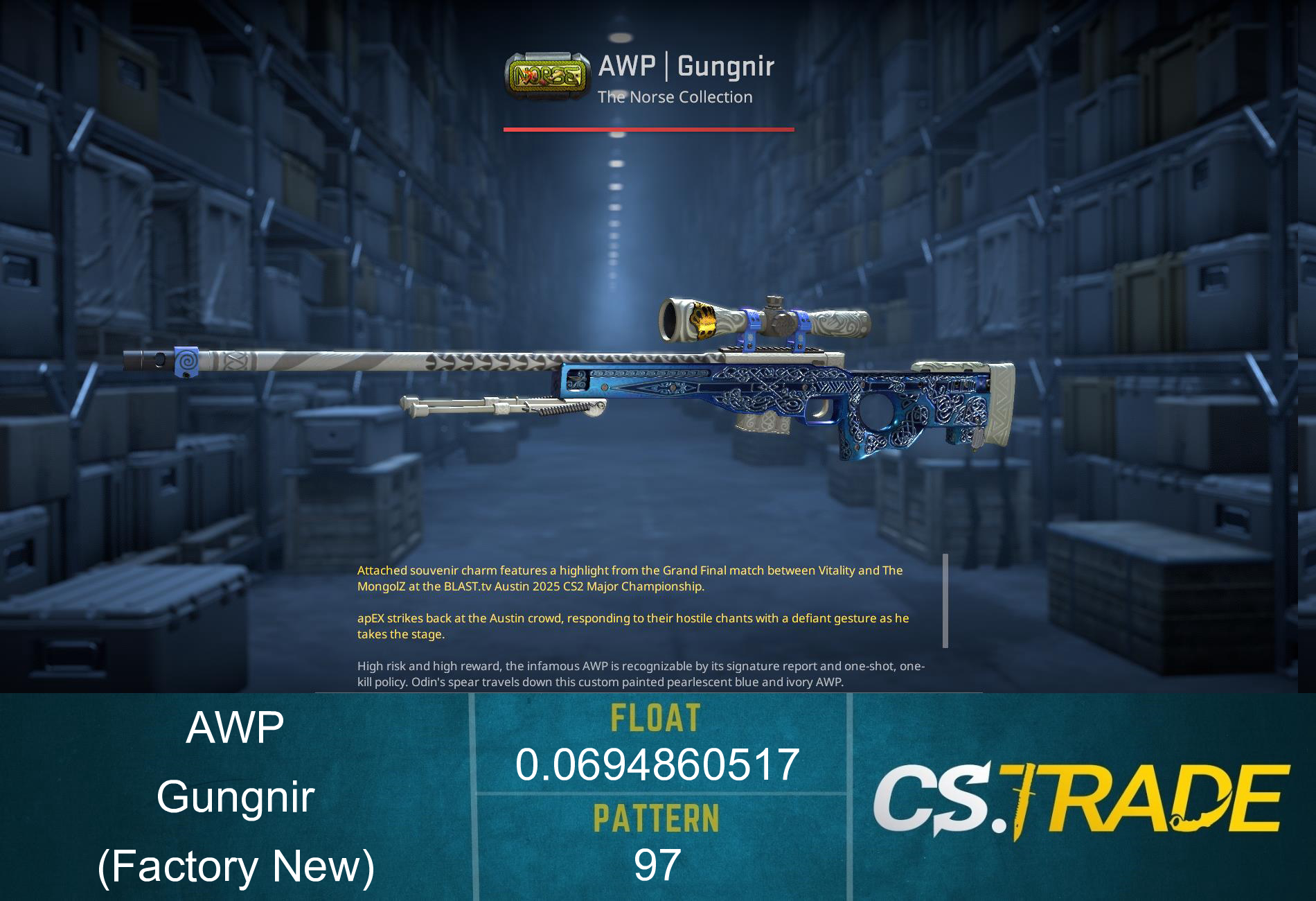 AWP | Gungnir (Factory New) Screenshot