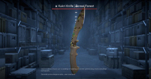 ★ Kukri Knife | Boreal Forest (Minimal Wear) Screenshot