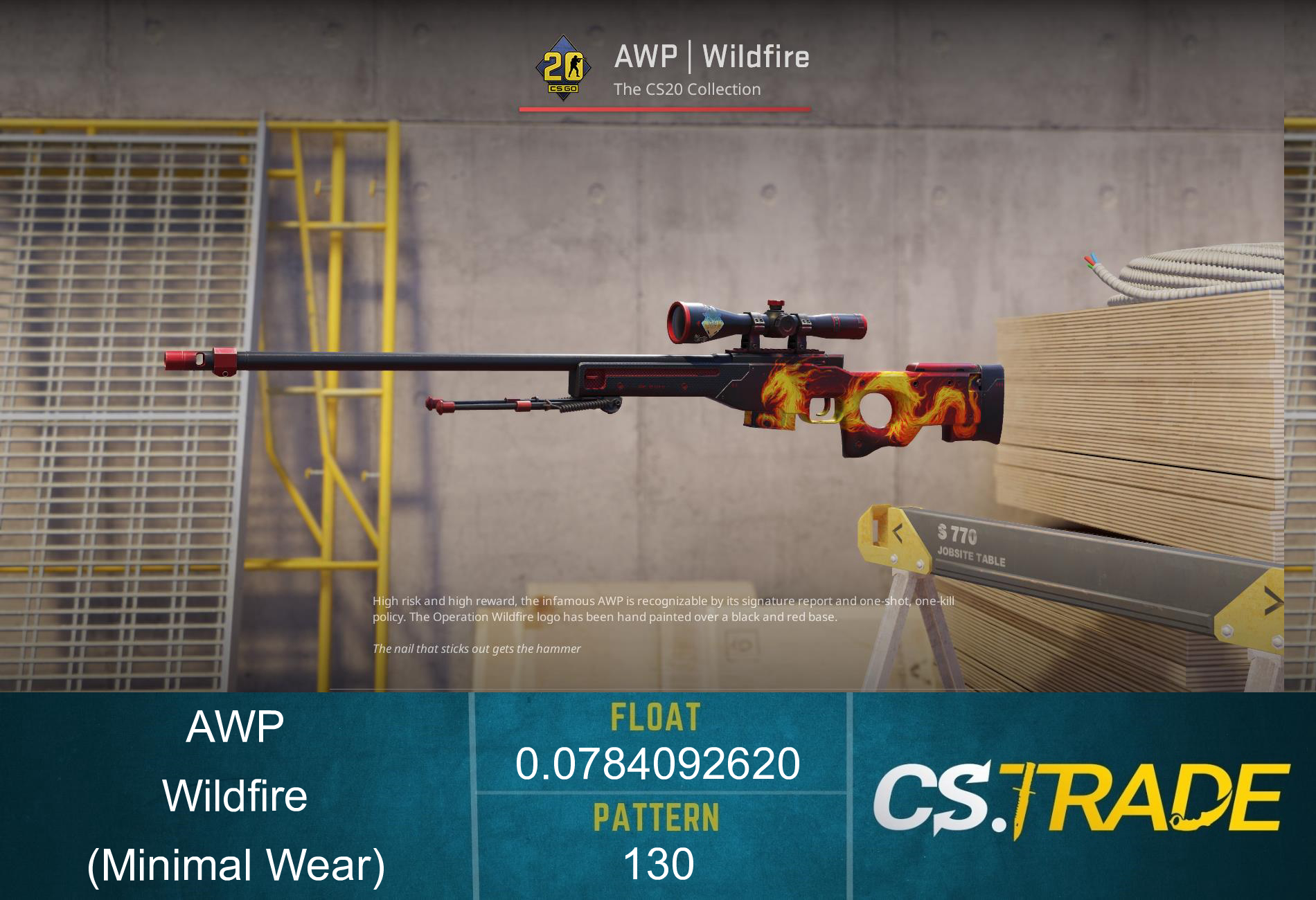 Awp Wildfire Cs Go Cs Skin Cs Trade Wiki