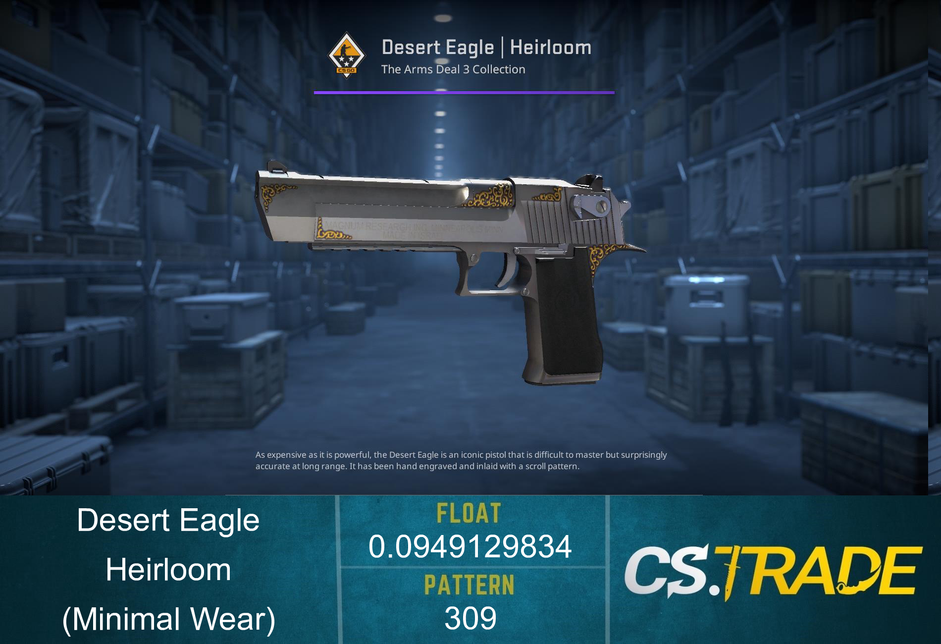 Desert Eagle | Heirloom (Factory New) Screenshot