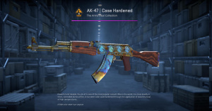 AK-47 | Case Hardened (Well-Worn) Screenshot