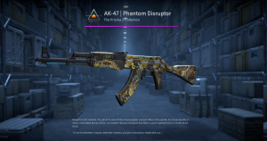AK-47 | Phantom Disruptor (Well-Worn) Screenshot
