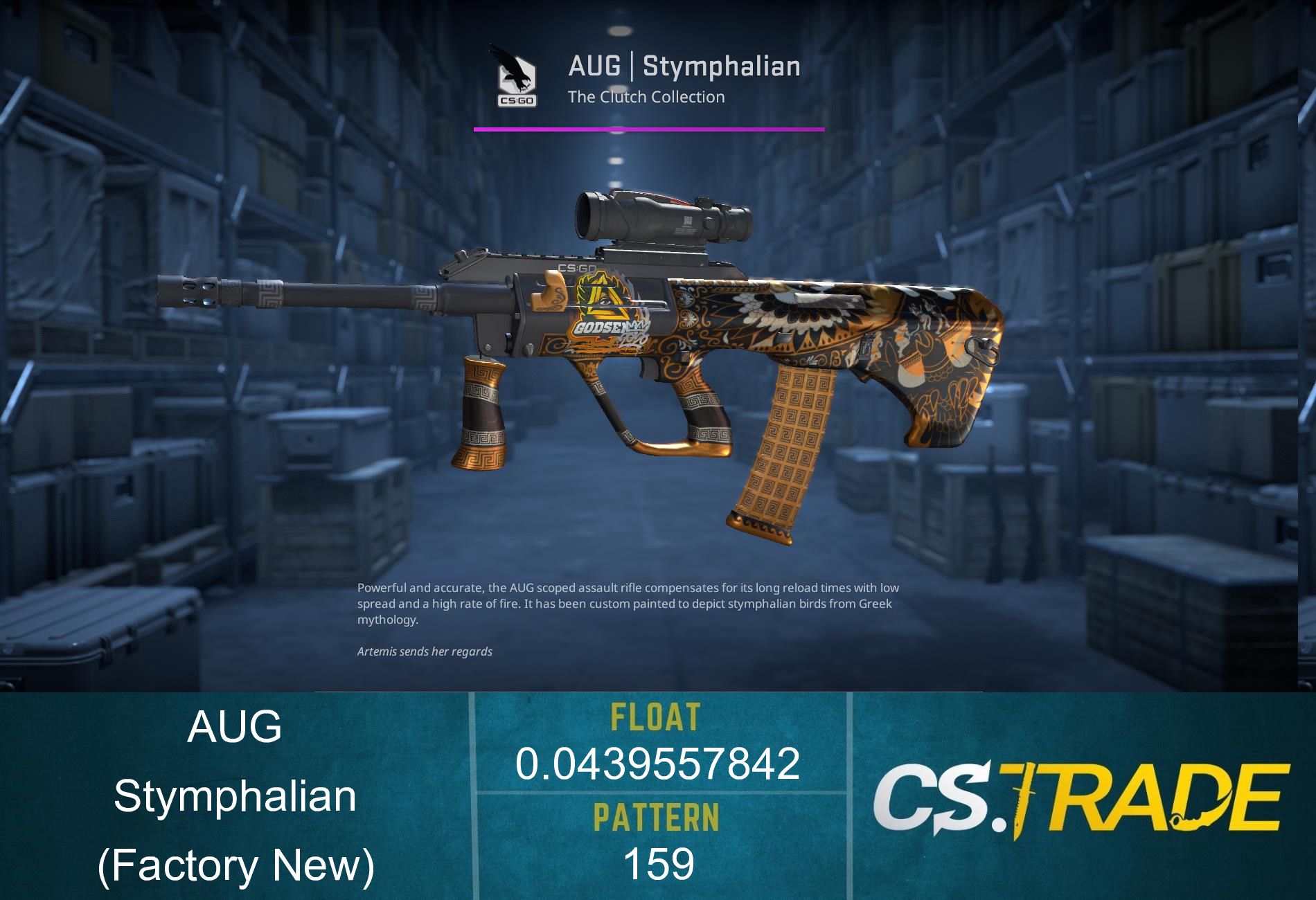 AUG | Stymphalian (Factory New) Screenshot