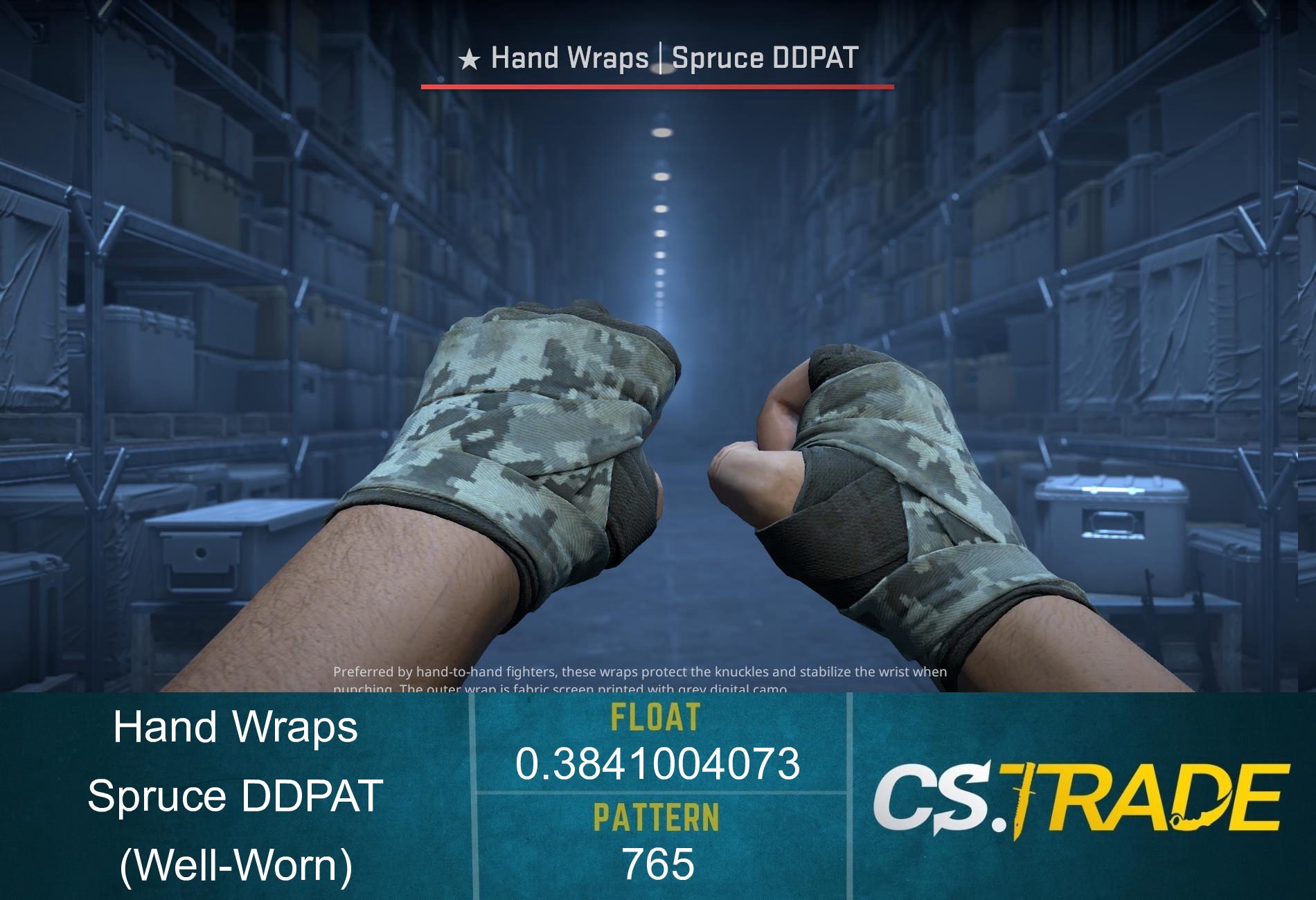 ★ Hand Wraps | Spruce DDPAT (Well-Worn) Screenshot