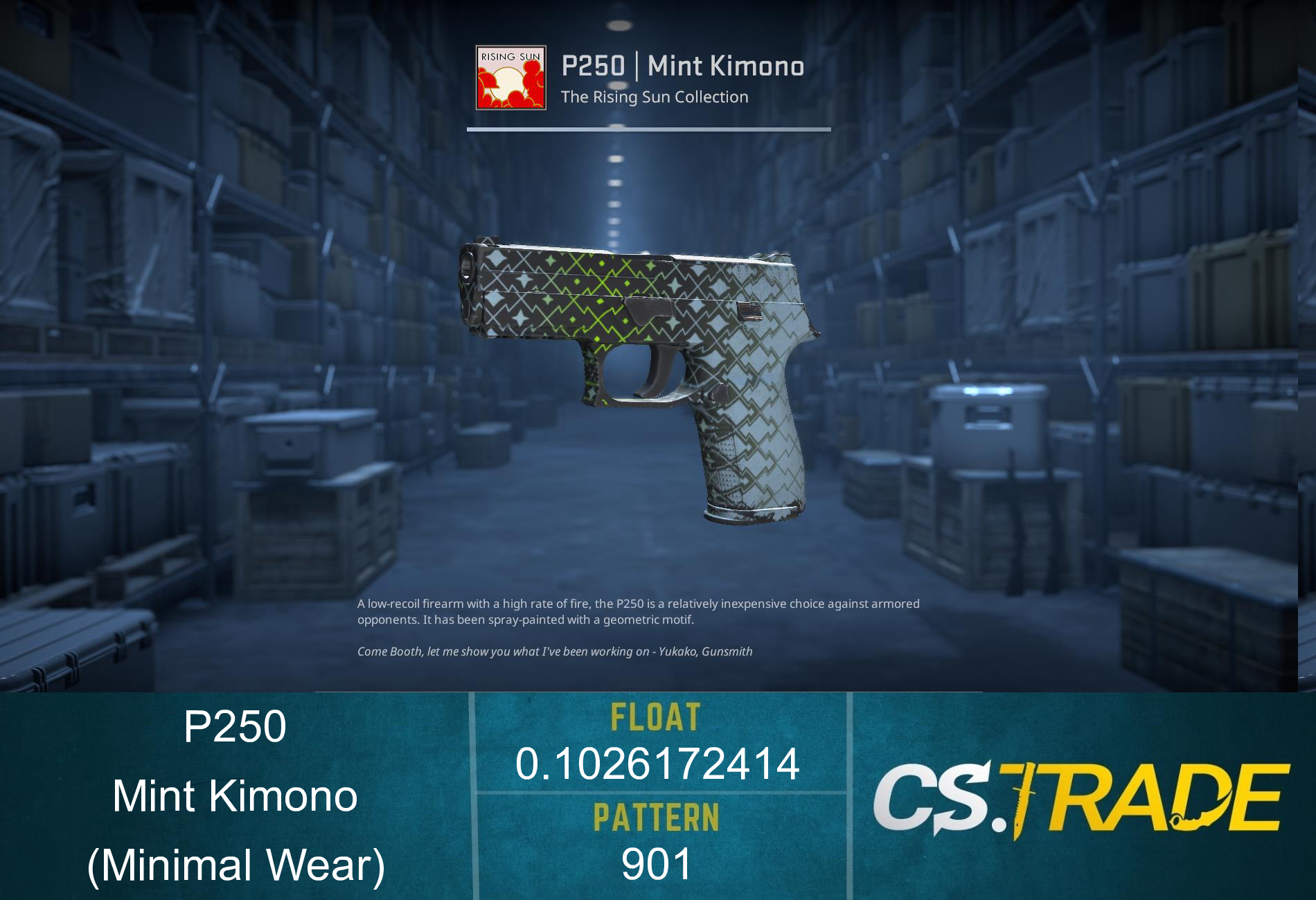 P250 | Mint Kimono (Minimal Wear)