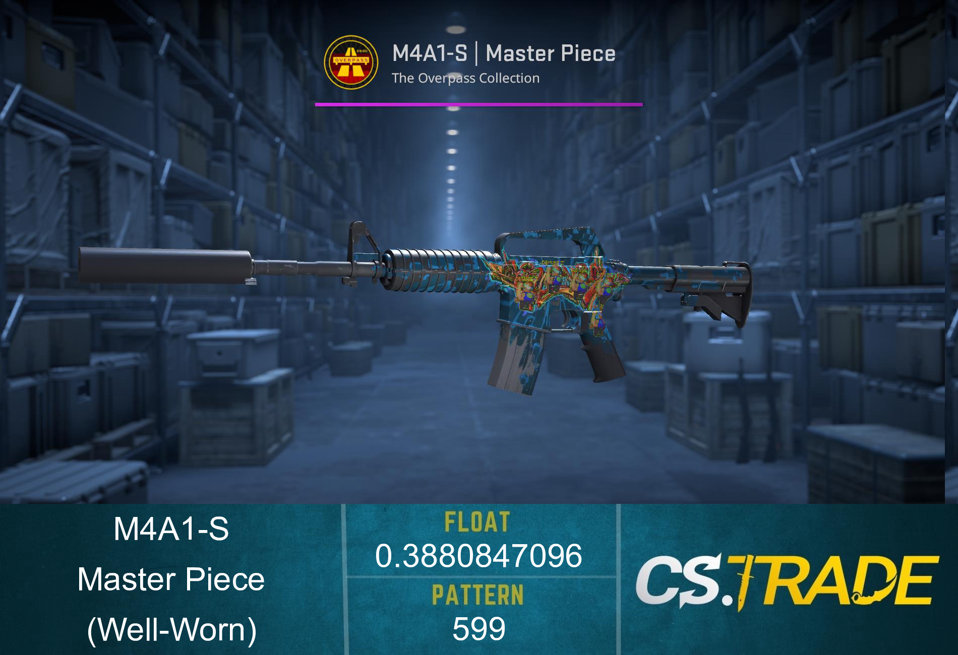 M4A1-S | Master Piece (Well-Worn) Screenshot