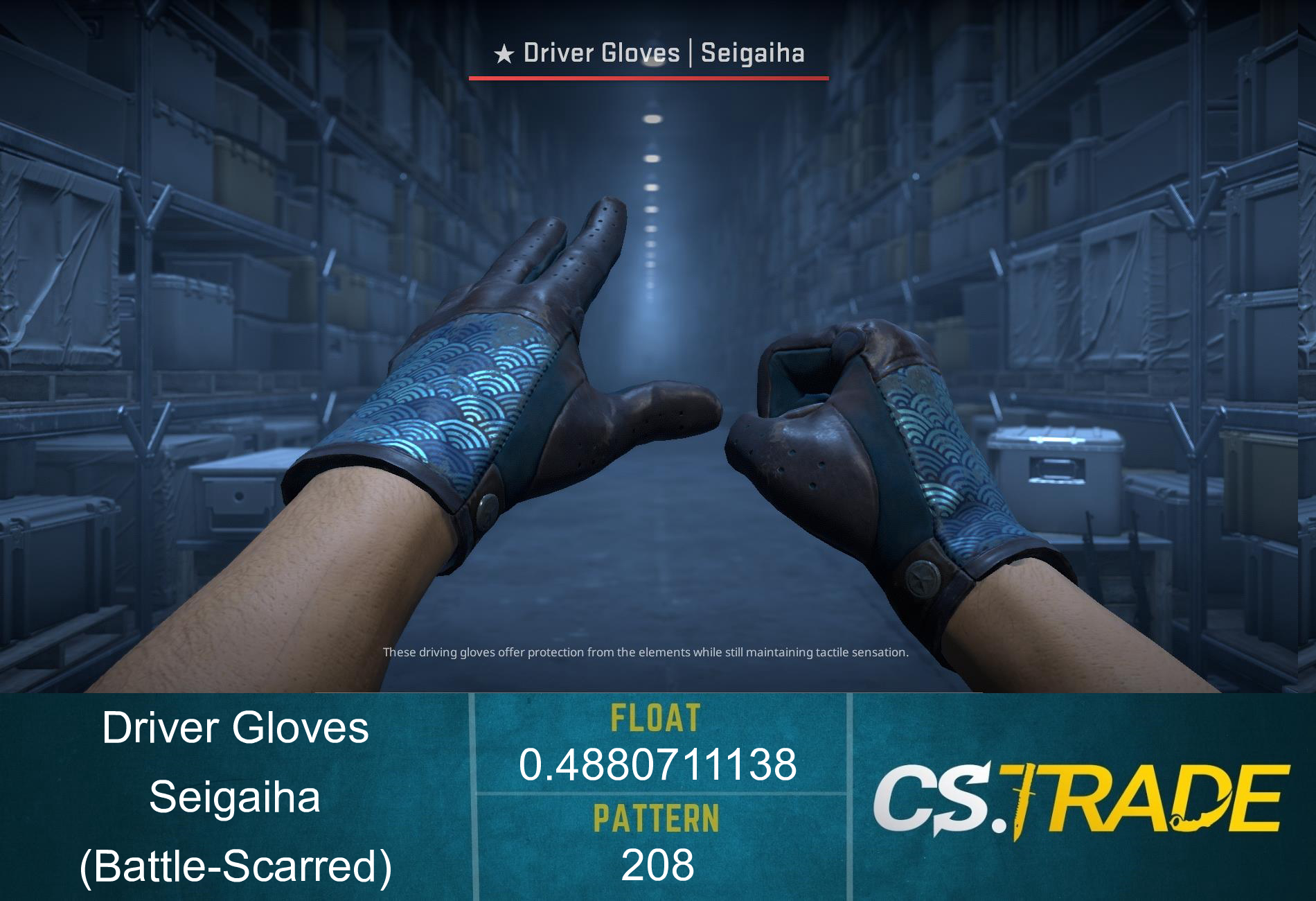 ★ Driver Gloves | Seigaiha (Factory New) Screenshot