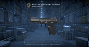 Five-SeveN | Anodized Gunmetal (Factory New) Screenshot