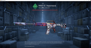M4A1-S | Vaporwave (Battle-Scarred) Screenshot
