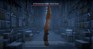 ★ Huntsman Knife | Rust Coat (Battle-Scarred) Screenshot