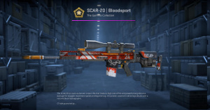 SCAR-20 | Bloodsport (Minimal Wear) Screenshot