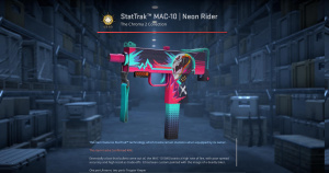StatTrak™ MAC-10 | Neon Rider (Field-Tested) Screenshot