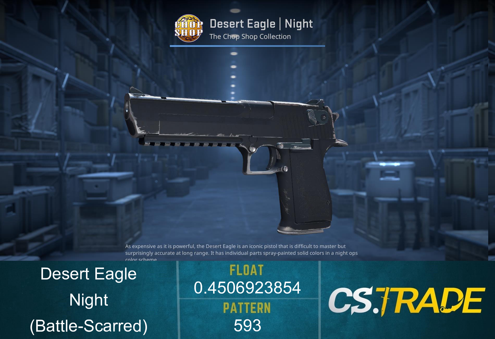 Desert Eagle | Night (Battle-Scarred) Screenshot