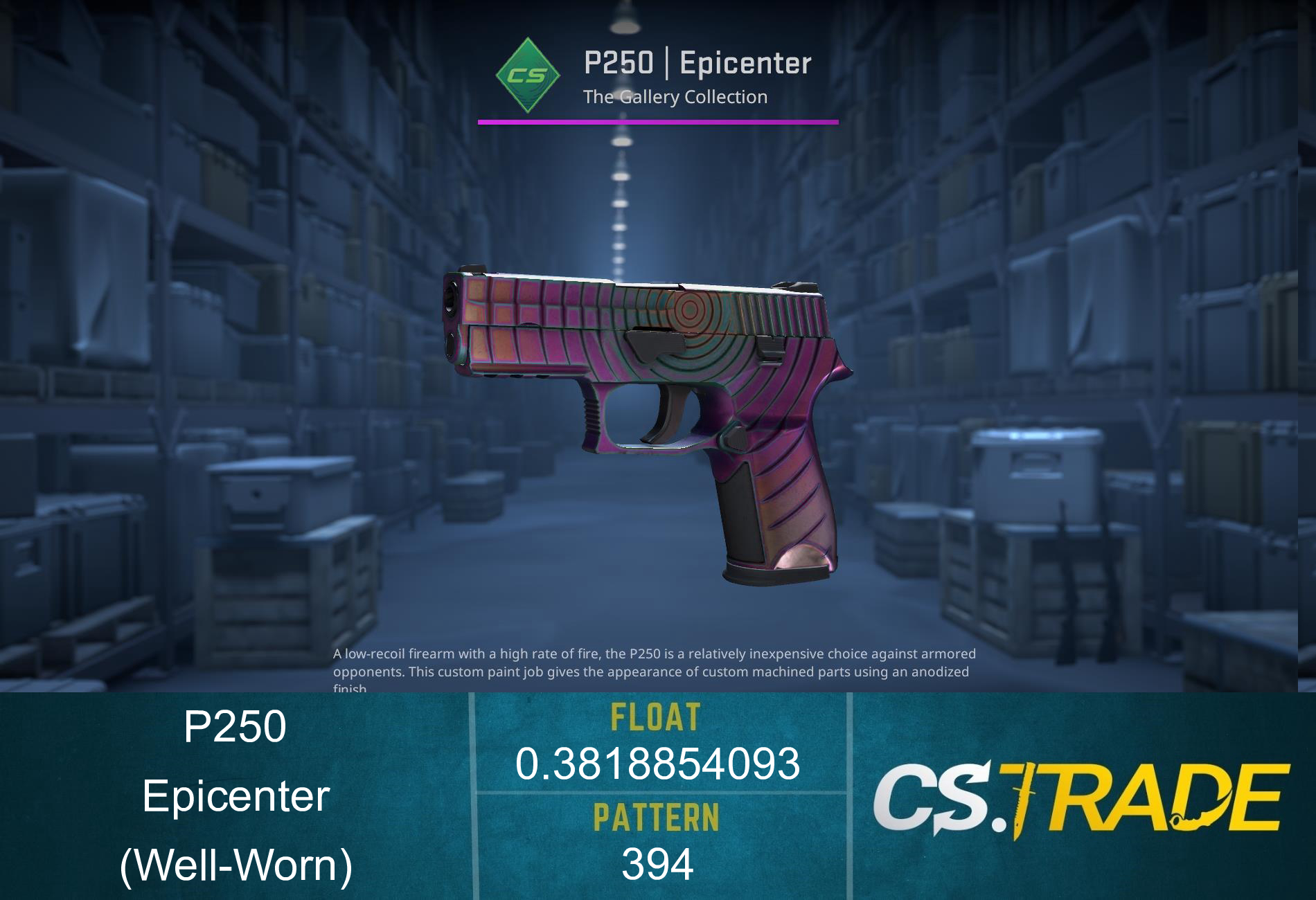 P250 | Epicenter (Well-Worn) Screenshot