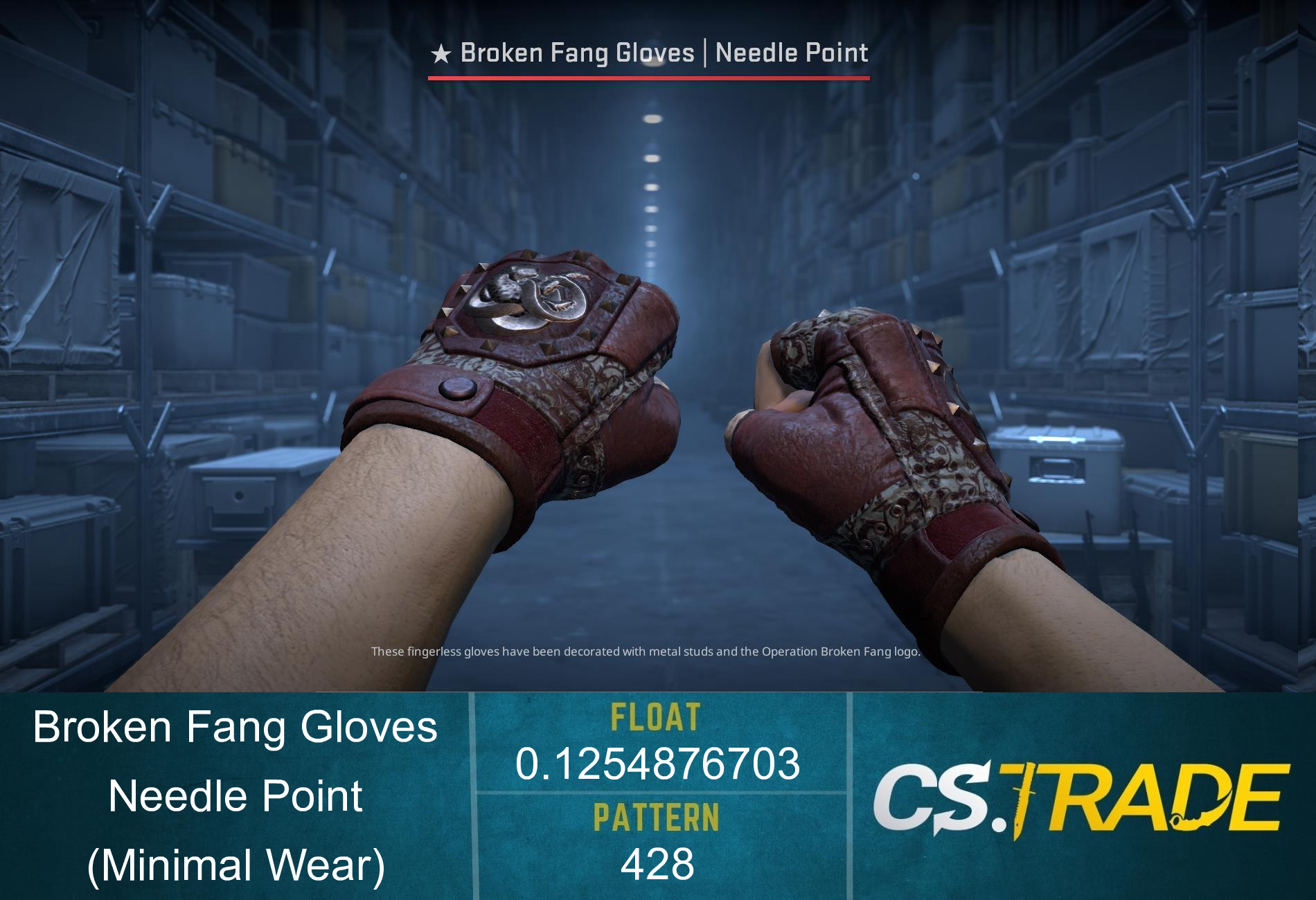 ★ Broken Fang Gloves | Needle Point (Factory New) Screenshot