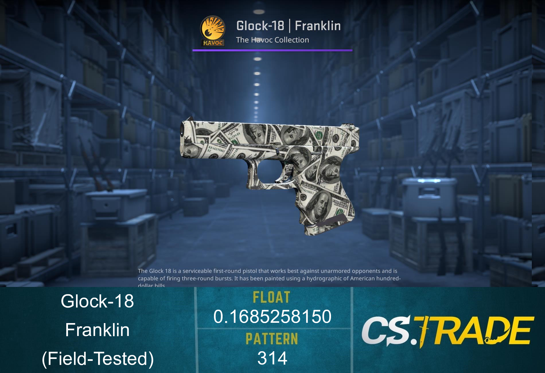Glock-18 | Franklin (Field-Tested) Screenshot