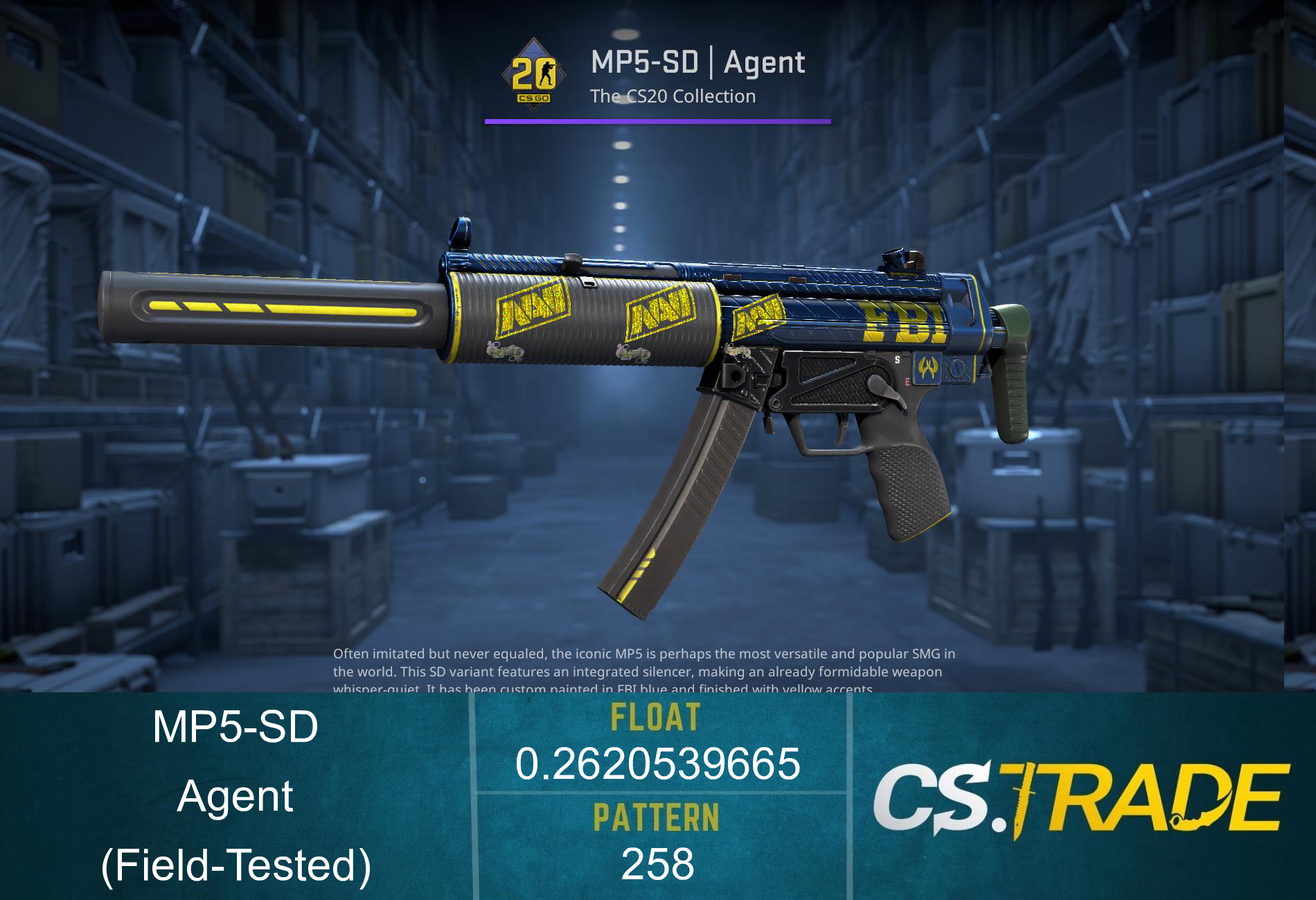MP5-SD | Agent (Field-Tested) Screenshot