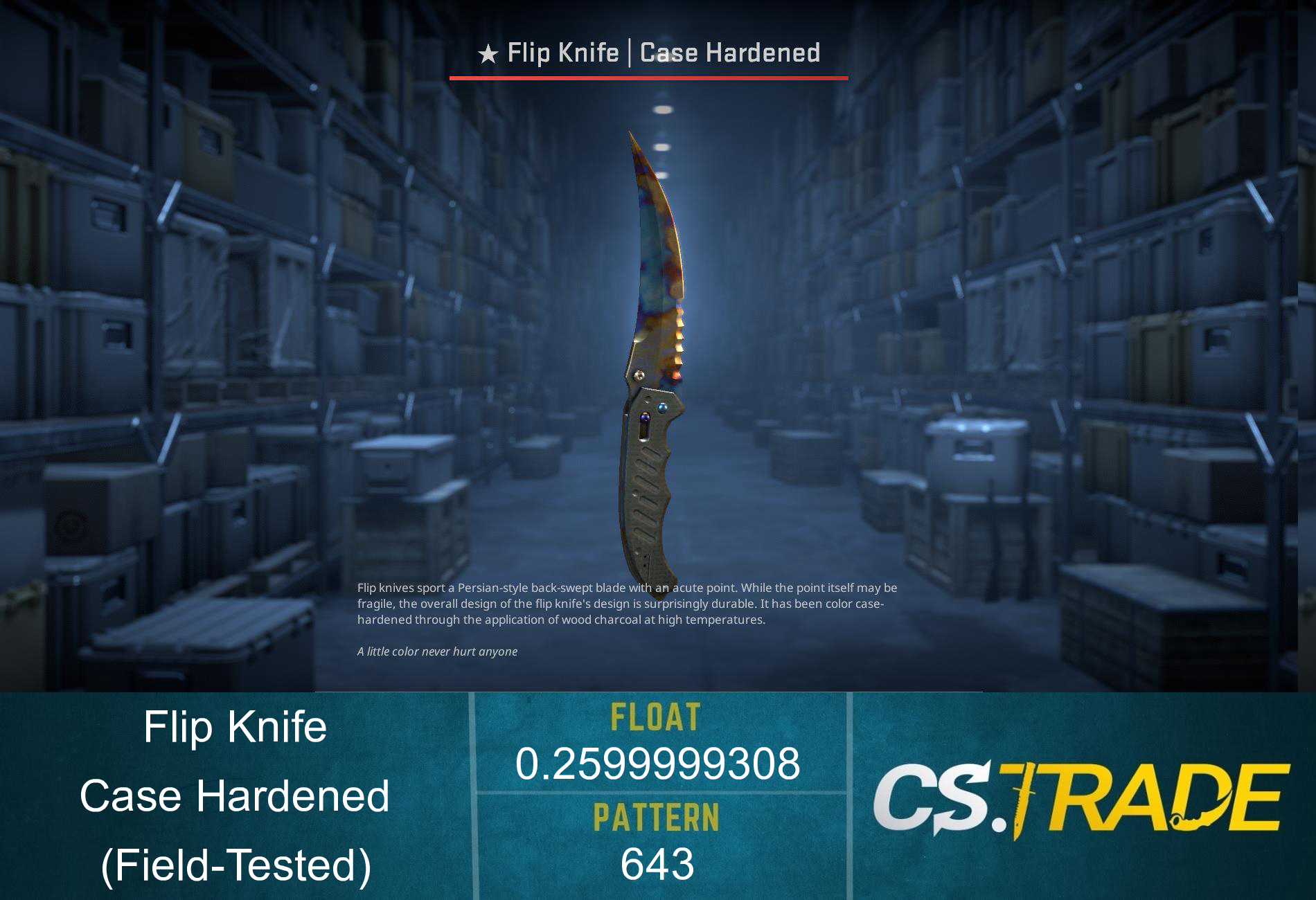 ★ Flip Knife | Case Hardened (Factory New) Screenshot