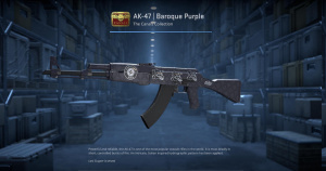 AK-47 | Baroque Purple (Minimal Wear) Screenshot