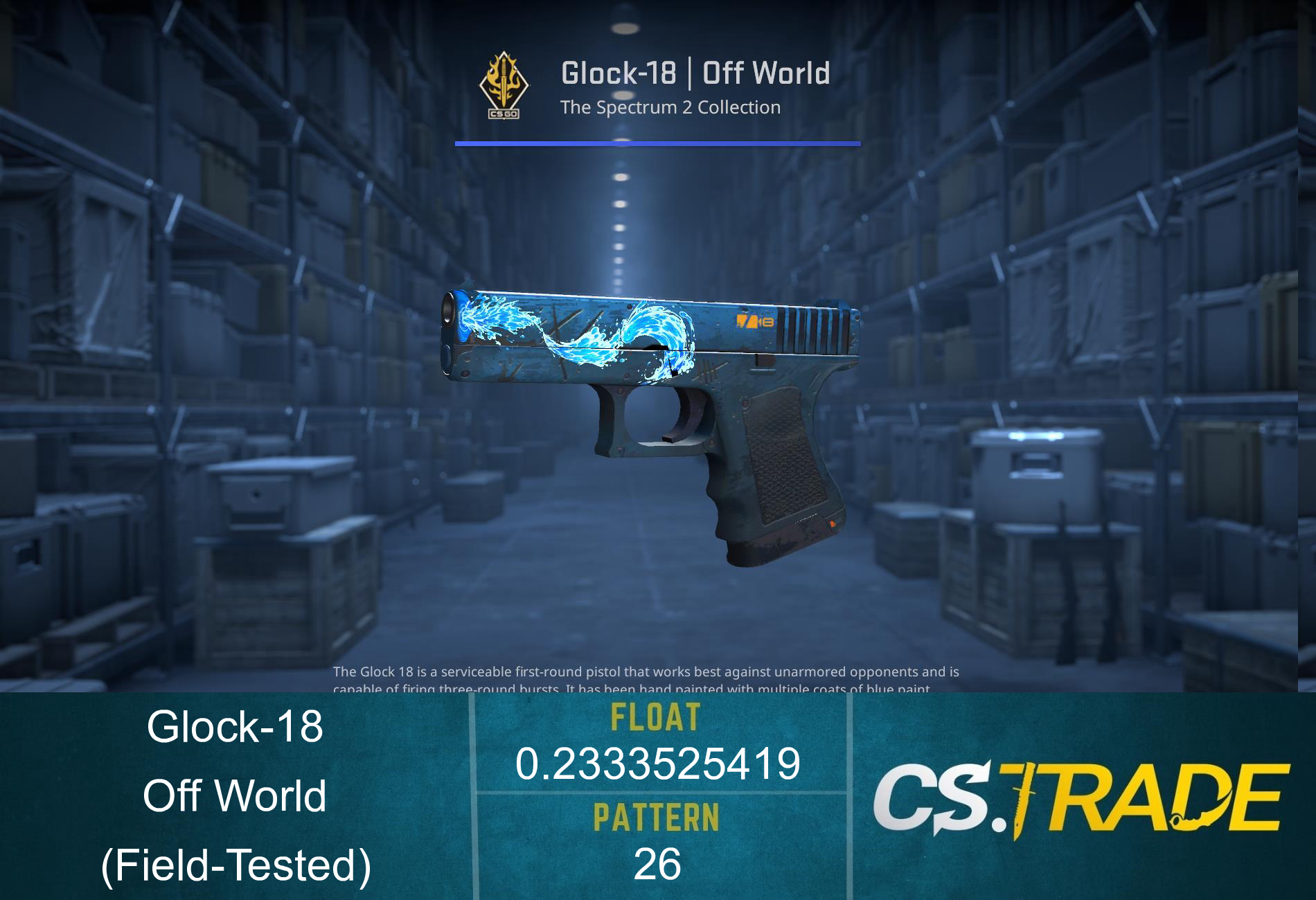 Glock-18 | Off World (Field-Tested) Screenshot