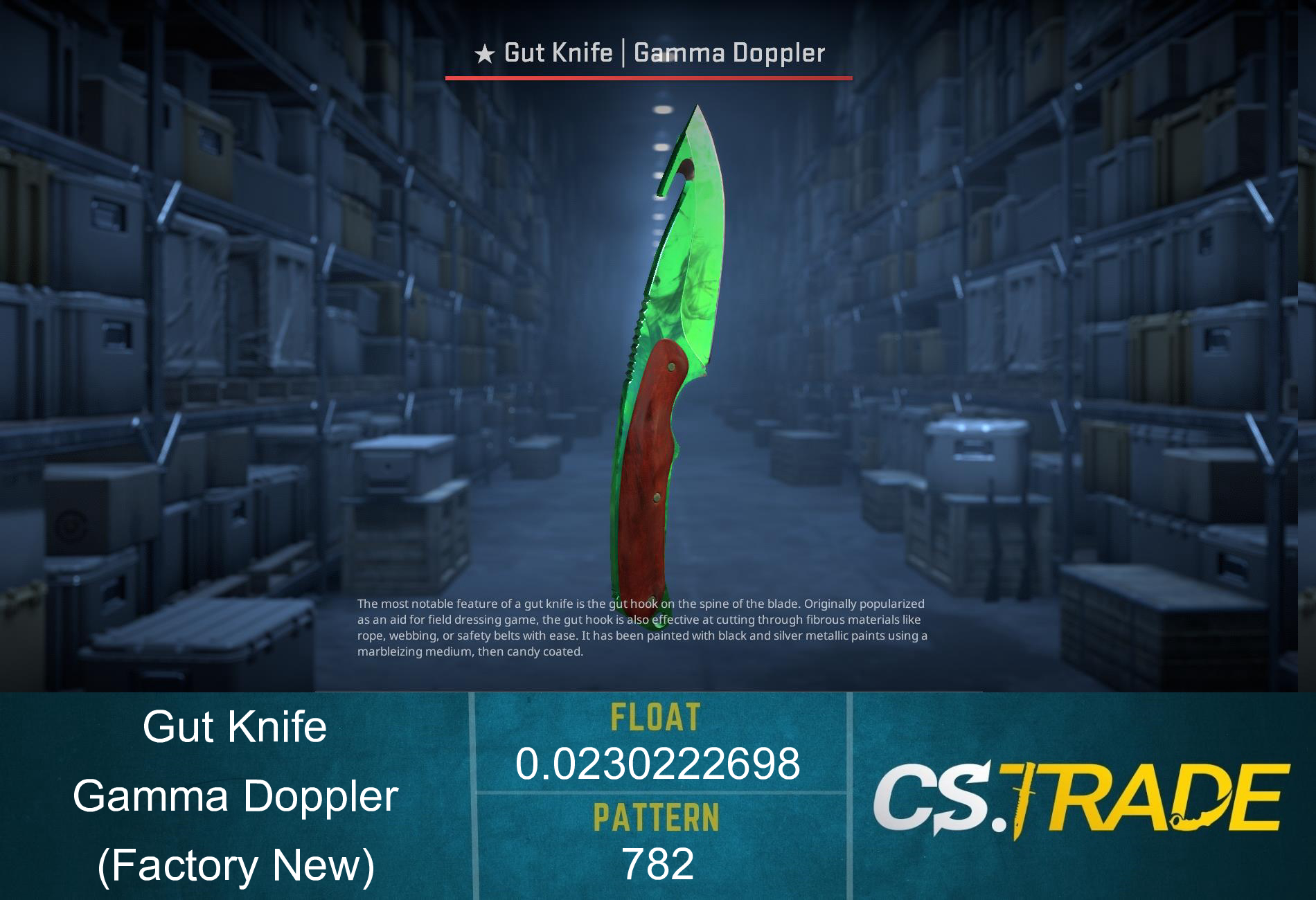 ★ Gut Knife | Gamma Doppler (Factory New) Screenshot