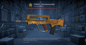 FAMAS | Commemoration (Factory New) Screenshot
