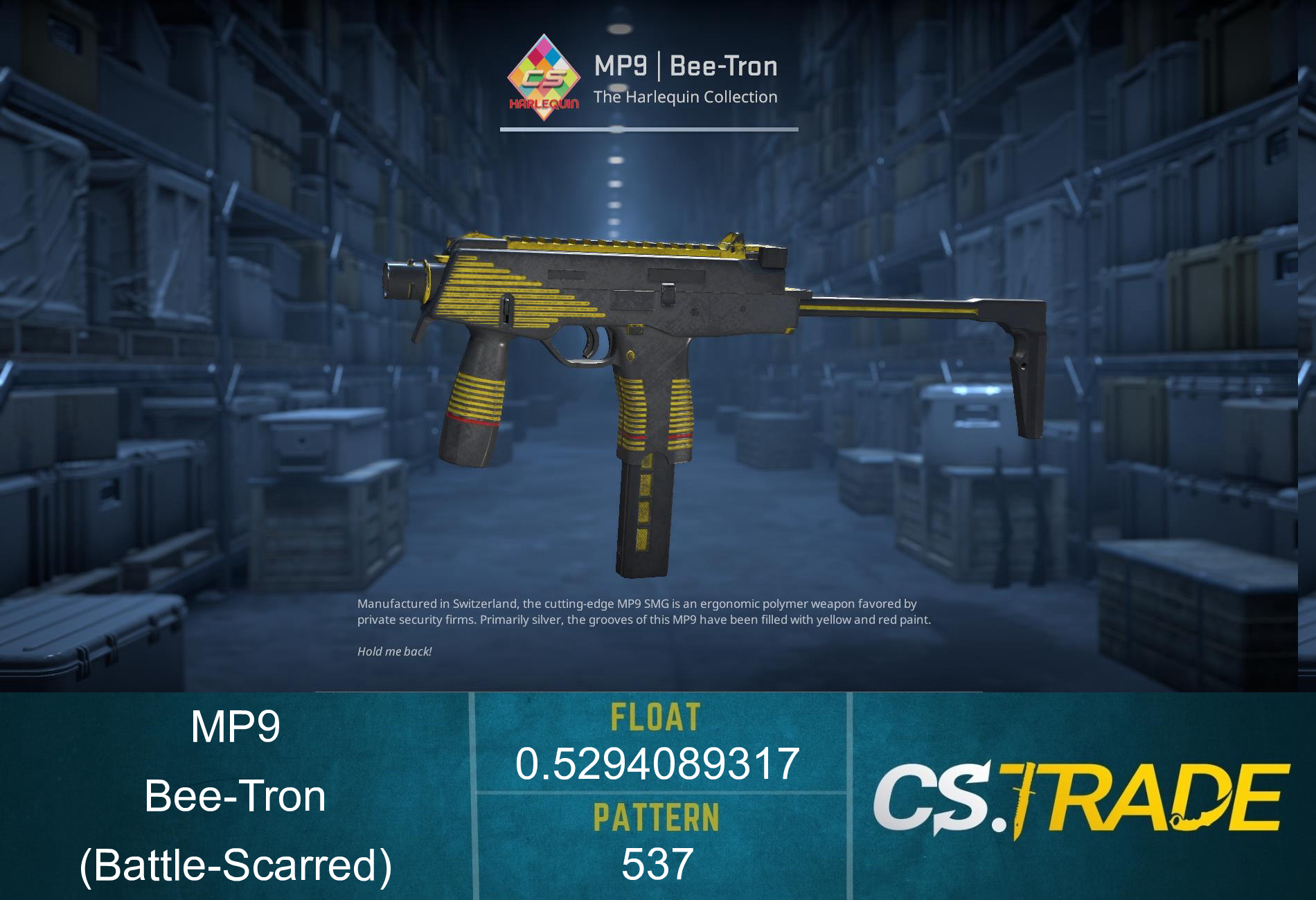MP9 | Bee-Tron (Factory New) Screenshot