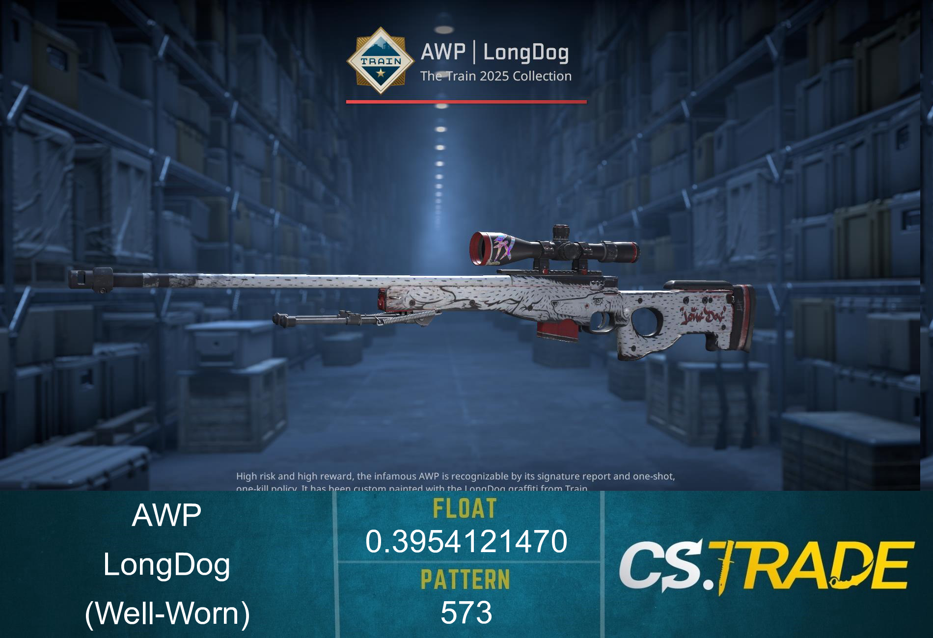 Souvenir AWP | LongDog (Well-Worn) Screenshot