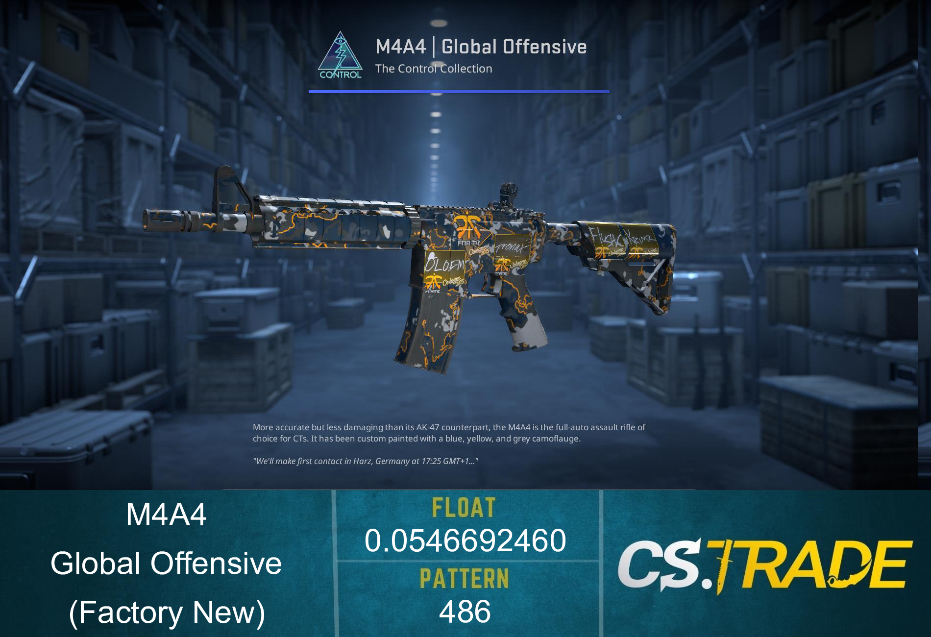 M4A4 | Global Offensive (Factory New) Screenshot