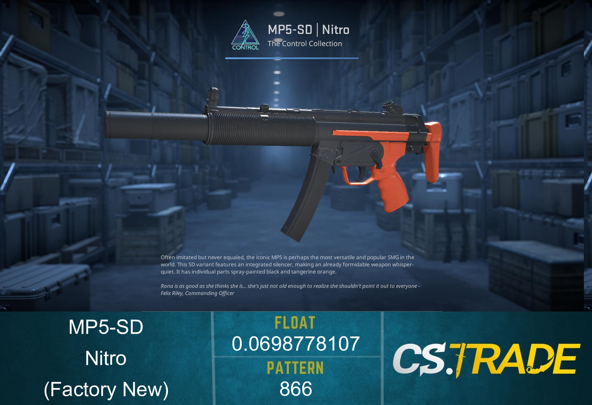 MP5-SD | Nitro (Factory New) Screenshot
