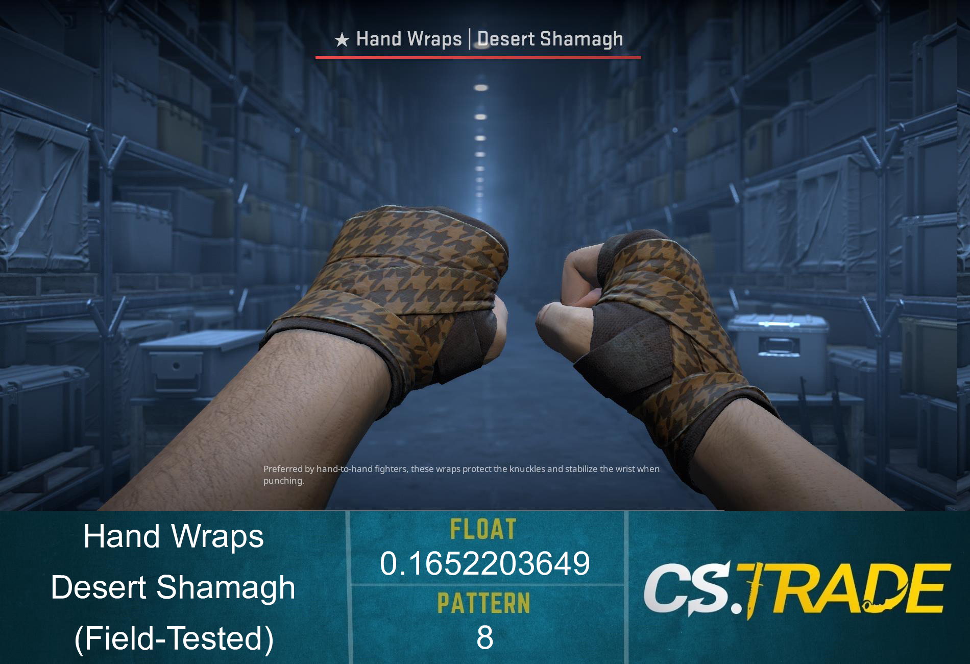 ★ Hand Wraps | Desert Shamagh (Factory New) Screenshot