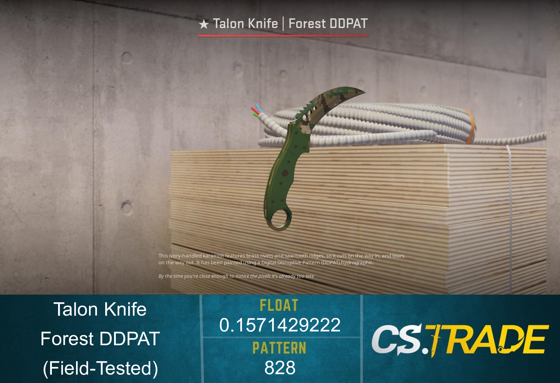 ★ Talon Knife | Forest DDPAT (Field-Tested) Screenshot